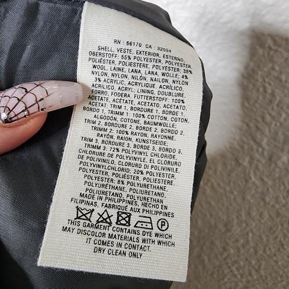 Cartonnier x Anthropologie Wool Blend Herringbone Trouser Pants Women's Size 8 - Picture 6 of 10